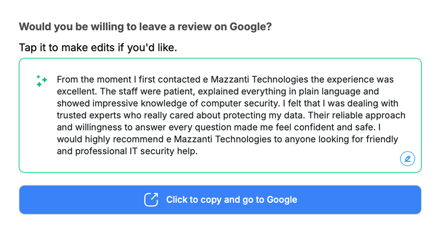 Review request