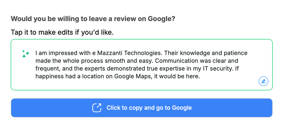 Review request