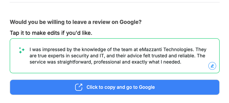 Review request